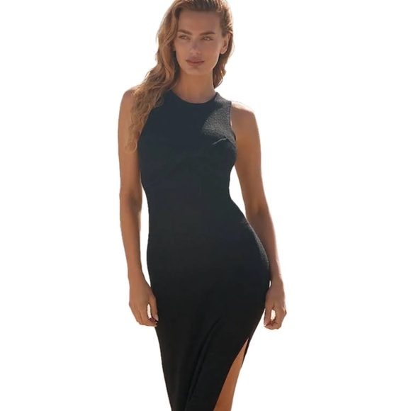 NWT Anthropologie Sunday in Brooklyn Twist-Front Maxi Dress - Picture 2 of 5